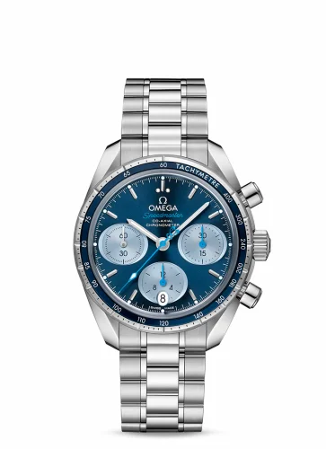 Omega Speedmaster Co-Axial 38 Stainless Steel / Blue / Bracelet / Orbis 324.30.38.50.03.002 (32430385003002)